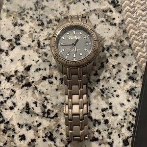 Eddie Bauer EBTEK 100 Meter Solid Titanium watch